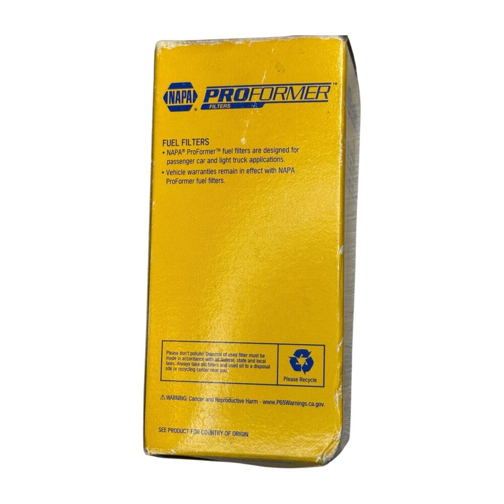 NAPA ProFormer Fuel Filter #23481 Cellulose In-Line Engine Protection - Picture 5 of 5